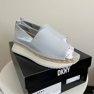 NEW DKNY Orza Open-Toe Espadrille Wedges